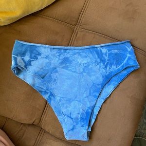 Irie the collection indigo blue tie dye bikini bottoms